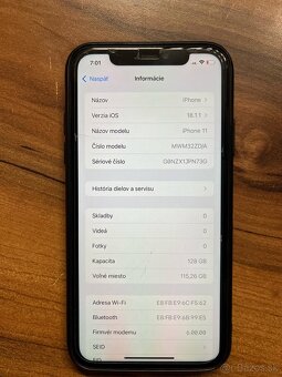 Predám iPhone 11 ZACHOVALÝ - 2