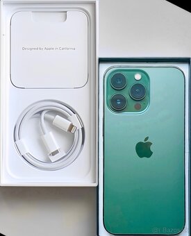 iPhone 13 Pro Alpine Green BATERIE 100% TOP - 2