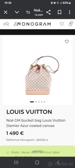 Original Louis vuitton Neo Noe Azur GM - 2