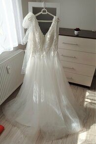 Tylové svadobné šaty - 2