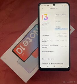 ☆☆☆   Predám Redmi Note 10 Pro  - Onyx Gray - 2