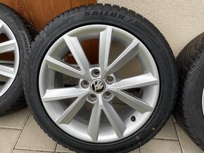 Skoda FABIA  disky silber 7jxR16 ET46 215 45 R16 Zimné - 2