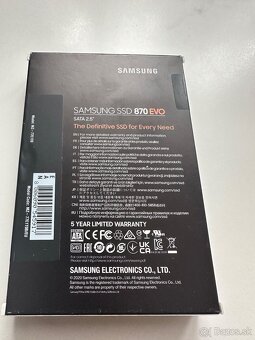 Samsung 870 EVO 1TB Sata 2,5” - 2