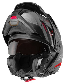 SCHUBERTH E2 Defender Red + intercom - 2