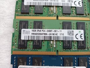 predám pamäte pre notebooky (sodimm) 16gb DDR4 - 2