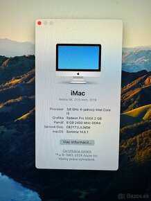 Apple iMac 2019, 4K Retina 21,5’ 2019 - 2