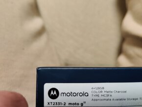 Motorola G13.  4/128gb.  Farba Matte Charcoal. - 2