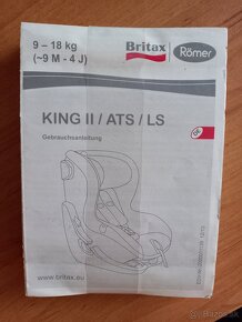 Autosedačka Britax Römer 9-18 kg - 2