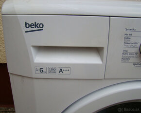 Predám automatickú práčku BEKO A+++,6KG,1200ot - 2