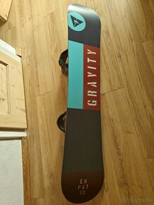 Snowboard Gravity Empatic 148 + viazanie - 2