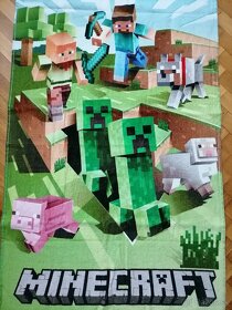 1x použitá Minecraft plážová osuška - 2