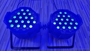 LED PAR svetlá 54 x 3 W RGBW / Bezdrôtové WI-FI - 2