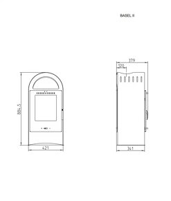 Krbové kachle Thorma 7kw - 2