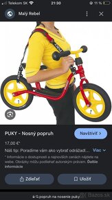 Popruh na nosenie odrazadla - 2