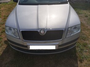 predok na škoda octavia II strieborna, kapota, blatnik - 2