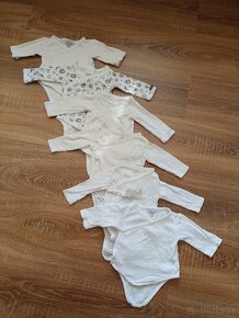 Detske body s dlhym rukavom, 0-3M, 11ks za 10€ - 2