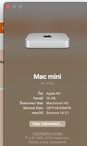 Mac mini M1 2020 - 2