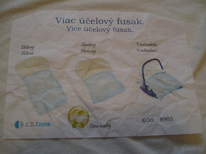 Viac Ucelovy Fusak - Len osobny odber - Bratislava - 2