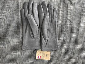 Nové kožené rukavice veľ.7 - 2