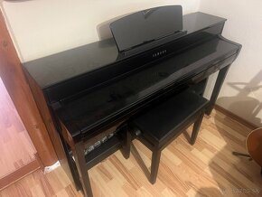 Predám piano Yamaha CLP 735 PE - 2