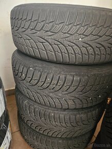 Plechové disky 5x100 + zimné pneu 185/60R15 - 2