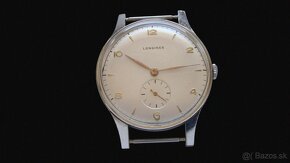 Velké 37 mm náramkové hodinky Longines v hezkém stavu - 2