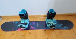 Predám dámsky snowboard komplet - 2