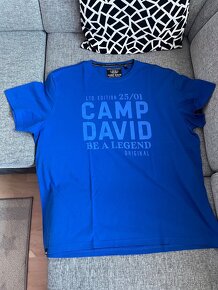 Tričko modré Camp David, 4XL - 2