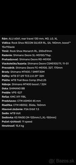 Predam celoodpruzeny bicykel CTM ridge 2021 - 2