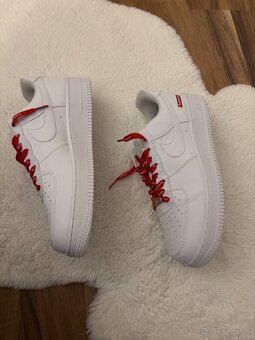 Nike Air Force 1 Supreme White - 2