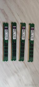 pamäťové moduly RAM Kingston DDR3 2 GB - 2