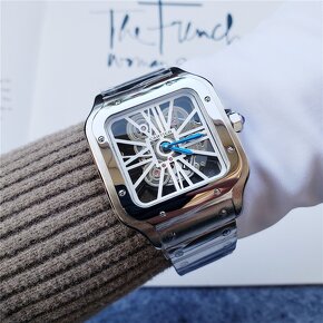 Pánske hodinky Cartier Santos de Cartier Skeleton - 2