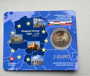 COINCARD 2 euro SLOVENSKO 2011 VIŠEHRAD - EDÍCIA RÓNAI - 2