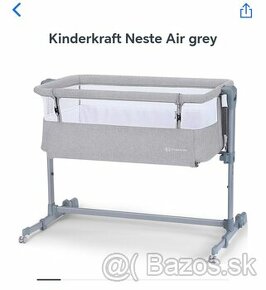 Detská postieľka Kinderkraft Neste air Grey - 2