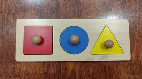 Montessori Puzzle tvary - 2