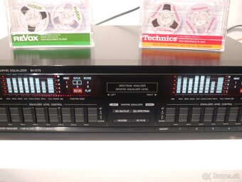 MIDI HiFi graficky equalizer TECHNICS SH-E75, vyroba JAPAN - 2