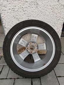 225/45R17 - 5x112 - 4xVW disky+4x zimne pneu Continental - 2