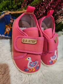 D.D.STEP CBG dievčenské plátenky Dark Pink Barefoot - 2