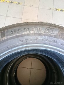 Predám letné pneumatiky 265/50 R19 - 2