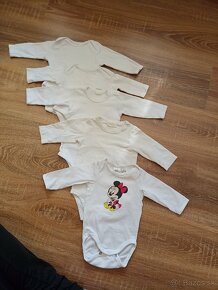 Detske body s dlhym rukavom, 0-3M, 13ks za 10€ - 2