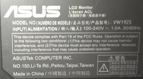 19" monitor Asus - 2