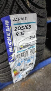 Michelin 205/65r15 zimné - 2