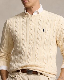 Ralph Lauren sveter Cable-Knit Cotton Jumper, veľkosť XL - 2