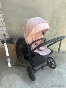 Športový kočík Cybex Priam Matt Black 2022, Peach Pink - 2