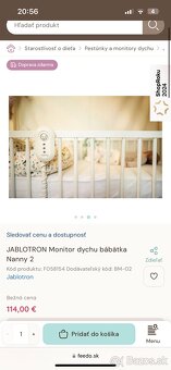 JABLOTRON Monitor dychu bábätka Nanny 2 - 2