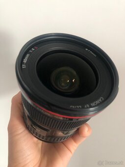 Objektiv canon zoom lens EF 17-40mm 1:4 L USM - 2