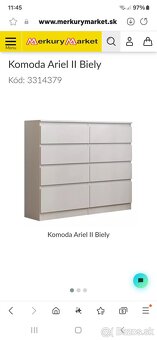 Biela komoda - 2