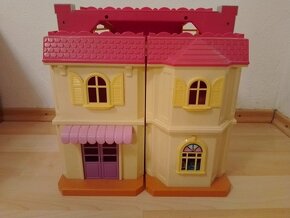 Veľký dom pre bábiky s bábikami a doplnkami - 2