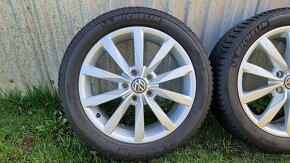 Zimná sada originál VW Golf 7, 5x112 R17 + pneu 205/50 R17 - 2