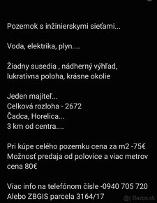 Pozemok na predaj... - 2